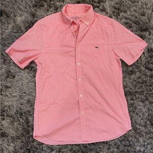 Vineyard Vines Pink Casual Button Down Shirt